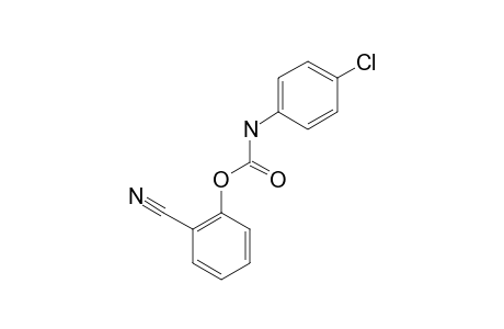 2-[(4-CHLORO-PHENYL)-AMINO-CARBONYLOXY]-BENZONITRILE