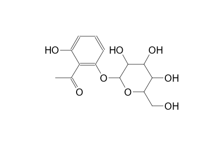2-acetyl-3-hydroxyphenyl alpha-L-glucopyranoside