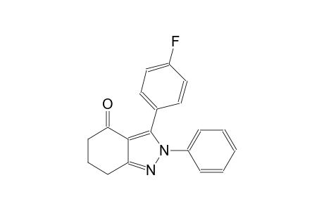 4H-indazol-4-one, 3-(4-fluorophenyl)-2,5,6,7-tetrahydro-2-phenyl-