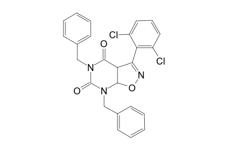 3-(2,6-Dichlorophenyl)-5,7-dibenzyl-8,9-dihydroisoxazolo[5,4-d]pyrimidine-4,6(5H,7H)-dione