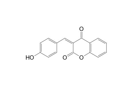 3-(4'-Hydroxyphenylmethylene)-2,4-diketochroman