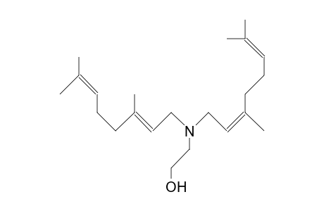 2-Bis(3,7-dimethyl-trans[cis]-2,6-octadienyl)amino-ethanol