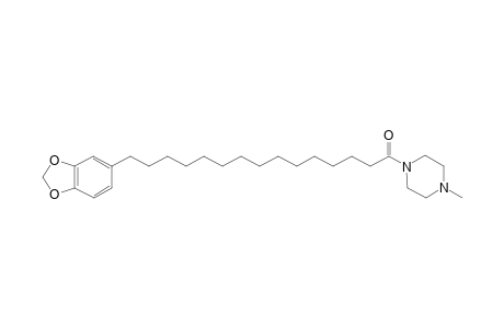 PA-M15:0 [5-(3,4-Methylenedioxyphenyl)pentadecyl-N-methyl-piperazinamide]