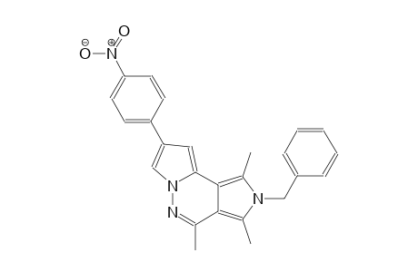 2-benzyl-1,3,4-trimethyl-8-(4-nitrophenyl)-2H-dipyrrolo[1,2-b:3,4-d]pyridazine