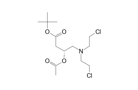 (R)-TERT.-BUTYL-3-ACETYLOXY-4-[N,N-BIS-(2-CHLOROETHYL)-AMINO]-BUTYRATE