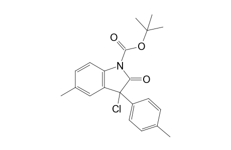 N-BOC-5-methyl-3-(p-methylphenyl)-3-chlorooxindole