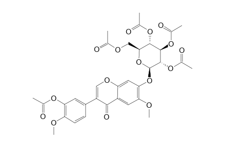 ODORATIN-7-O-BETA-D-GLUCOPYRANOSIDE-PERACETYLATED