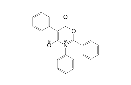 6H-1,3-Oxazinium, 4-hydroxy-6-oxo-2,3,5-triphenyl-, hydroxide, inner salt