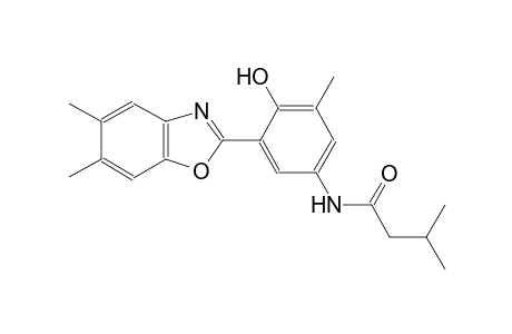 butanamide, N-[3-(5,6-dimethyl-2-benzoxazolyl)-4-hydroxy-5-methylphenyl]-3-methyl-