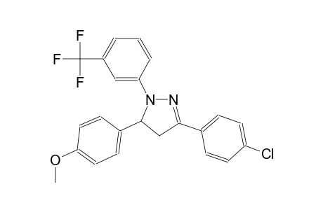1H-pyrazole, 3-(4-chlorophenyl)-4,5-dihydro-5-(4-methoxyphenyl)-1-[3-(trifluoromethyl)phenyl]-