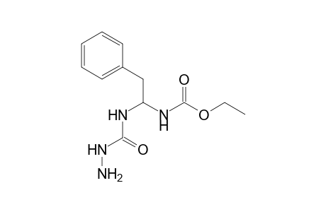 4-[1-(Ethoxycarbonylamino)-2-phenylethyl]semicarbazide