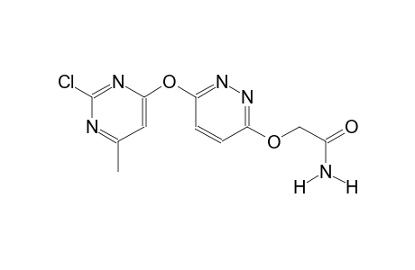 acetamide, 2-[[6-[(2-chloro-6-methyl-4-pyrimidinyl)oxy]-3-pyridazinyl]oxy]-