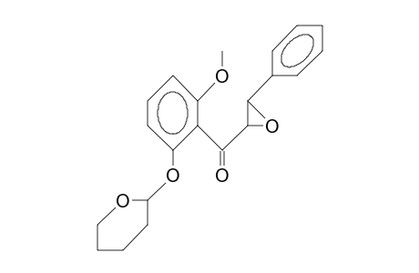2'-Methoxy-6'-(tetrahydro-pyran-2-yl-oxy)-chalcone epoxide