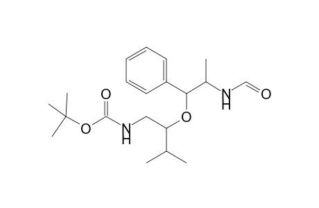 N-{2-[1'-(t-Butoxycarbonylamino)methyl]-2'-methylpropoxy]-1-methyl-2-phenylethyl]ormamide