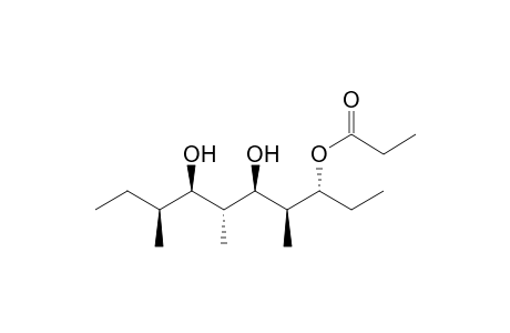 (3RS,4SR,5RS,6RS,7RS,8SR)-5,7-Dihydroxy-4,6,8-trimethyldecan-3-yl propionate