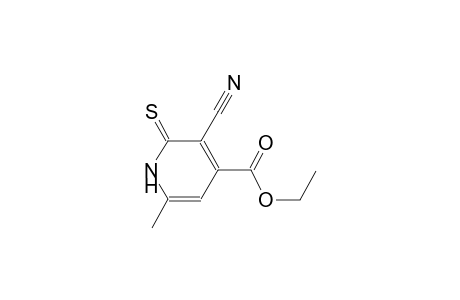4-pyridinecarboxylic acid, 3-cyano-1,2-dihydro-6-methyl-2-thioxo-,ethyl ester