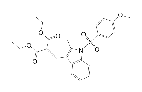 Propanedioic acid, [[1-[(4-methoxyphenyl)sulfonyl]-2-methyl-1H-indol-3-yl]methylene]-, diethyl ester
