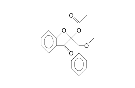 (AR, bS:aS,bR)-2-acetoxy-2-(A-methoxy-benzyl)-benzo(B)furan-3(2H)-one