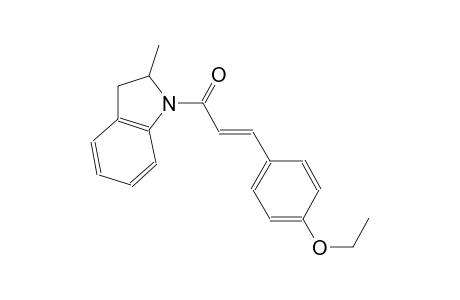 ethyl 4-[(1E)-3-(2-methyl-2,3-dihydro-1H-indol-1-yl)-3-oxo-1-propenyl]phenyl ether