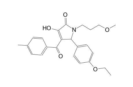 5-(4-ethoxyphenyl)-3-hydroxy-1-(3-methoxypropyl)-4-(4-methylbenzoyl)-1,5-dihydro-2H-pyrrol-2-one