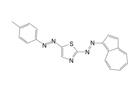 2-(Azulen-1'-yldiazenyl)-5-{(p-methylphenyl)diazenyl]-1,3-thiazole