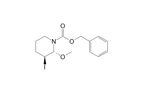 trans-1-(Benzyloxycarbonyl)-3-iodo-2-methoxypiperidine