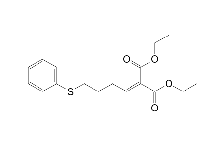 1-Phenylthio-5,5-bis(ethyloxycarbonyl)pent-4-ene