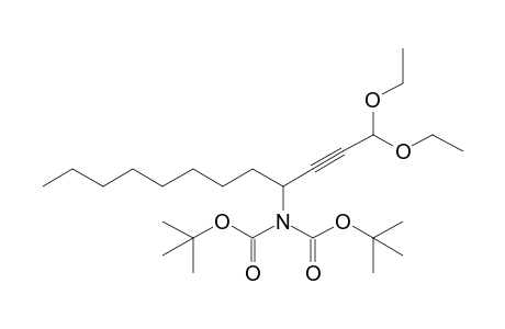 Di-tert-Butyl N-(4,4-Diethoxy-1-octylbut-2-ynyl)imidodicarbonate