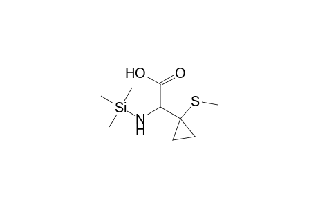 2-[1-(methylthio)cyclopropyl]-N-(trimethylsilyl)glycine