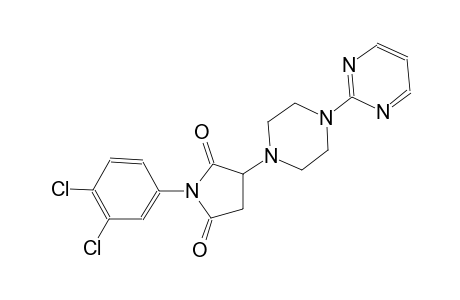 1-(3,4-dichlorophenyl)-3-[4-(2-pyrimidinyl)-1-piperazinyl]-2,5-pyrrolidinedione