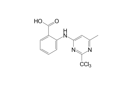 N-[6-methyl-2-(trichloromethyl)-4-pyrimidinyl]anthranilic acid