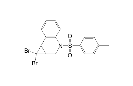 1H-Cyclopropa[c]quinoline, 1,1-dibromo-1a,2,3,7b-tetrahydro-3-(p-tolylsulfonyl)-