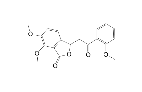 1(3H)-Isobenzofuranone, 6,7-dimethoxy-3-[2-(2-methoxyphenyl)-2-oxoethyl]-