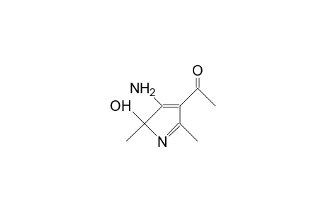 4-Acetyl-3-amino-2-hydroxy-2,5-dimethyl-2H-pyrrole