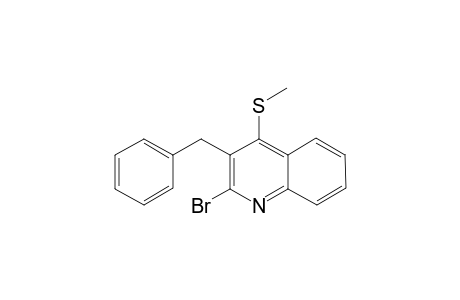 3-Benzyl-2-bromo-4-methylsulfanylquinoline