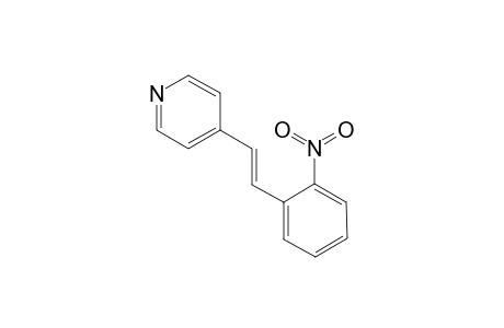 4-[(E)-2-(2-nitrophenyl)ethenyl]pyridine