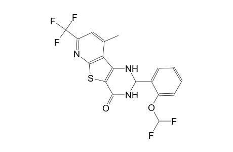 2-[2-(difluoromethoxy)phenyl]-9-methyl-7-(trifluoromethyl)-2,3-dihydropyrido[3',2':4,5]thieno[3,2-d]pyrimidin-4(1H)-one