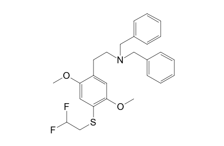 N,N-Dibenzyl-4-(2,2-difluoroethylthio)-2,5-dimethoxyphenethylamine