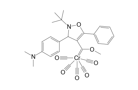 2-(tert-Butyl)-3-(p-(dimethylamino)phenyl)-4-(methoxymethylene)-5-phenyldihydroisoxazolepentacarbonylchromium