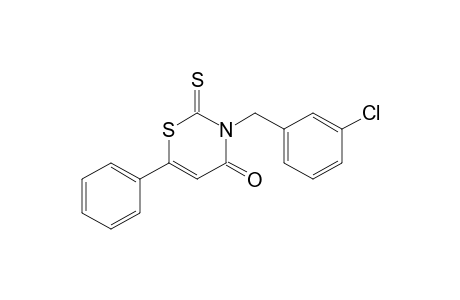 3-(3-Chlorobenzyl)-6-phenyl-2-thioxo-1,3-thiazin-4-one