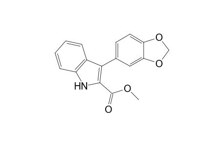 3-(1,3-benzodioxol-5-yl)-1H-indole-2-carboxylic acid methyl ester