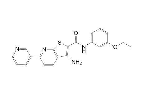 3-amino-N-(3-ethoxyphenyl)-6-(3-pyridinyl)thieno[2,3-b]pyridine-2-carboxamide