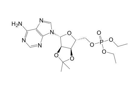 2',3'-o-isopropylideneadenosine, 5'-(diethyl phosphate)