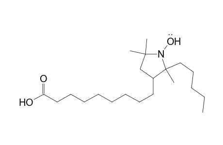 1-Pyrrolidinyloxy, 3-(8-carboxyoctyl)-2,5,5-trimethyl-2-pentyl-