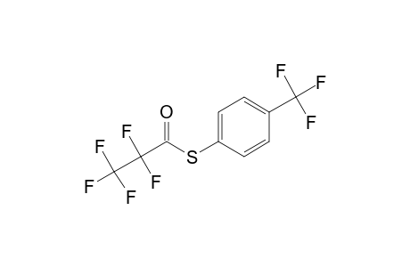 4-(Trifluoromethyl)thiophenol, S-pentafluoropropionyl-