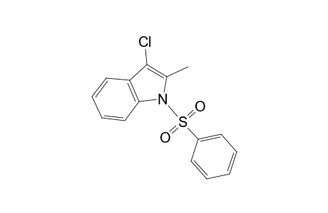 1H-Indole, 3-chloro-2-methyl-1-(phenylsulfonyl)-