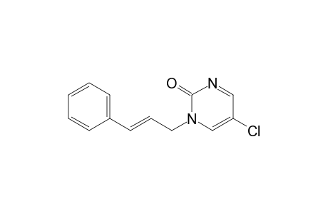 (E)-5-Chloro-1-( 3'-phenyl-2'-propenyl)-2(1H)-pyrimidinone