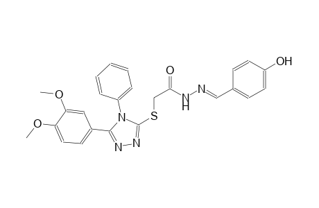 acetic acid, [[5-(3,4-dimethoxyphenyl)-4-phenyl-4H-1,2,4-triazol-3-yl]thio]-, 2-[(E)-(4-hydroxyphenyl)methylidene]hydrazide