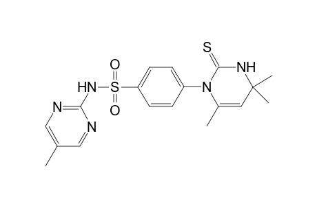 4-[1',2',3',4'-Tetrahydro-4',4',6'-trimethyl-2'-thioxo-1'-pyrimidinyl-N-(5"-methyl-2"-pyrimidinyl)benzene - sulfonamide