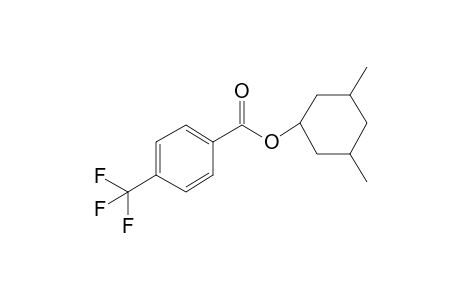 4-Trifluoromethylbenzoic acid, 3,5-dimethylcyclohexyl ester